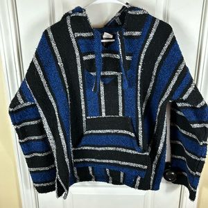 Mexican blanket hoodie sweatshirt